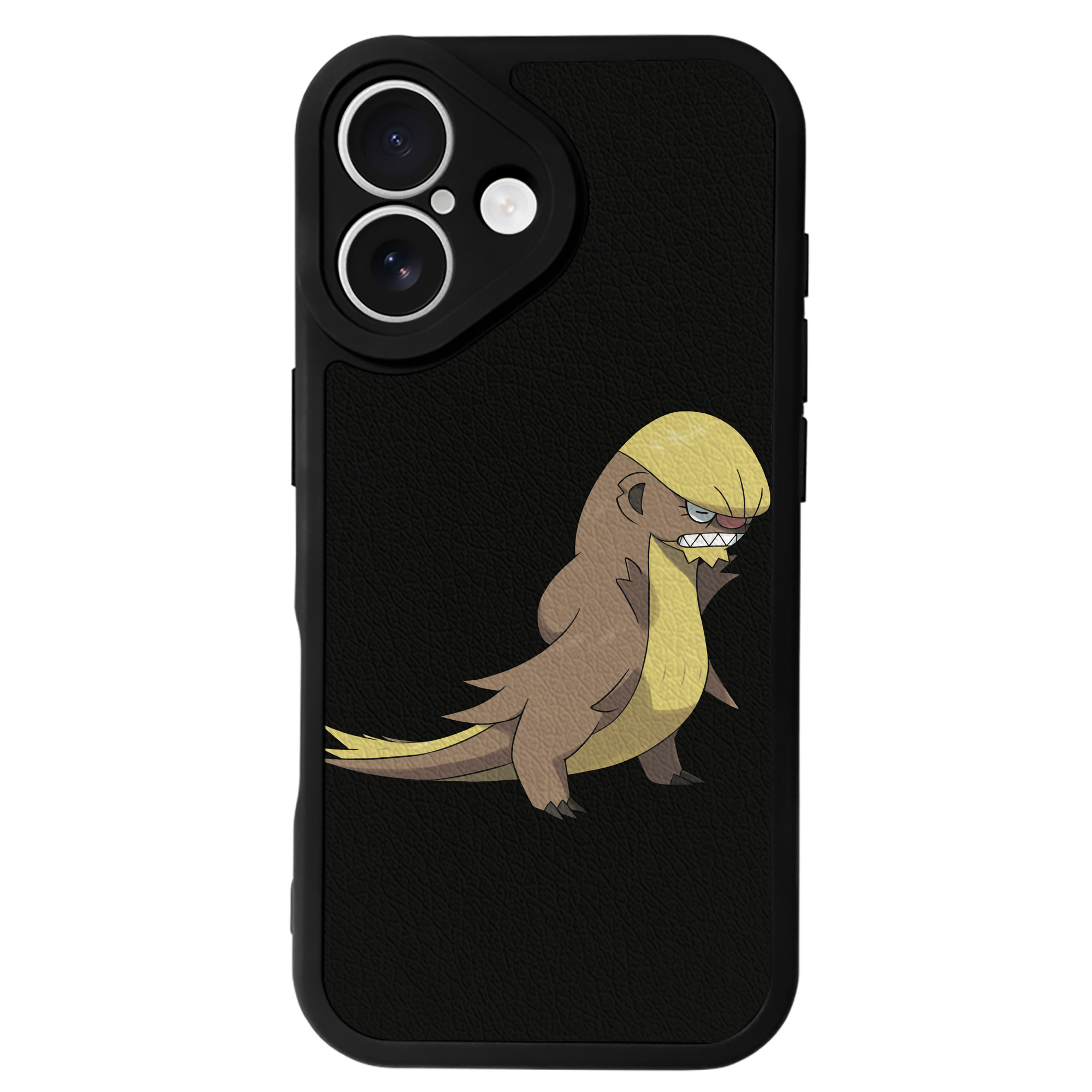 （画像用） ポケットモンスター Pokémon 【iPhone 16シリーズ対応】シリコンスマホケース（レザー調） 材質：シリコン